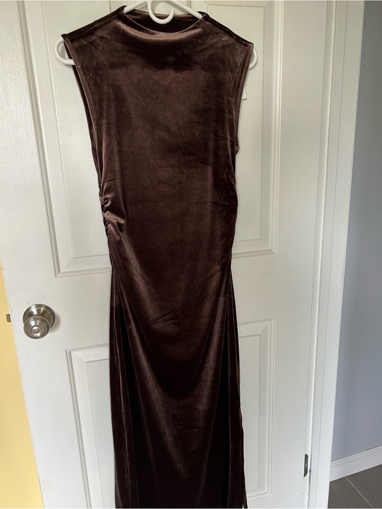 GAP Dresses & Skirts - GAP Sleeveless Dark Brown Velvet Maxi Dress